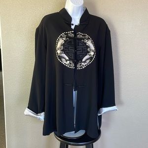 Traditional, men’s Chinese jacket, silk